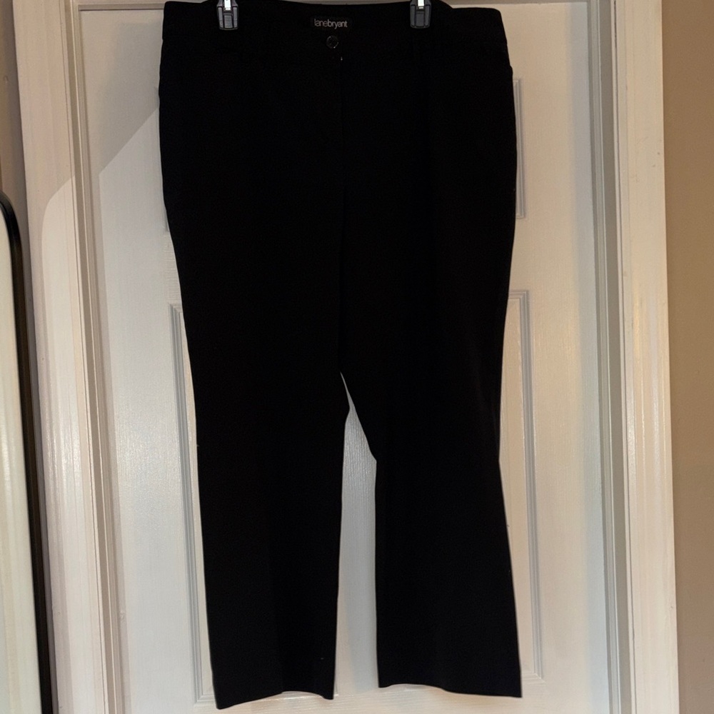 Lane Bryant Classic Black Trousers